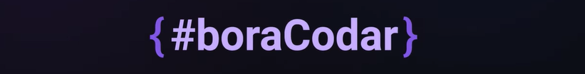 Logo do evento bora codar